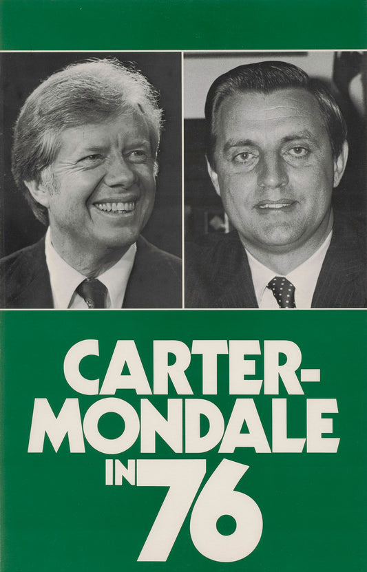 Carter Mondale Campaign Ad 1976 Glossy Poster Picture Photo Print Banner Booma Prints