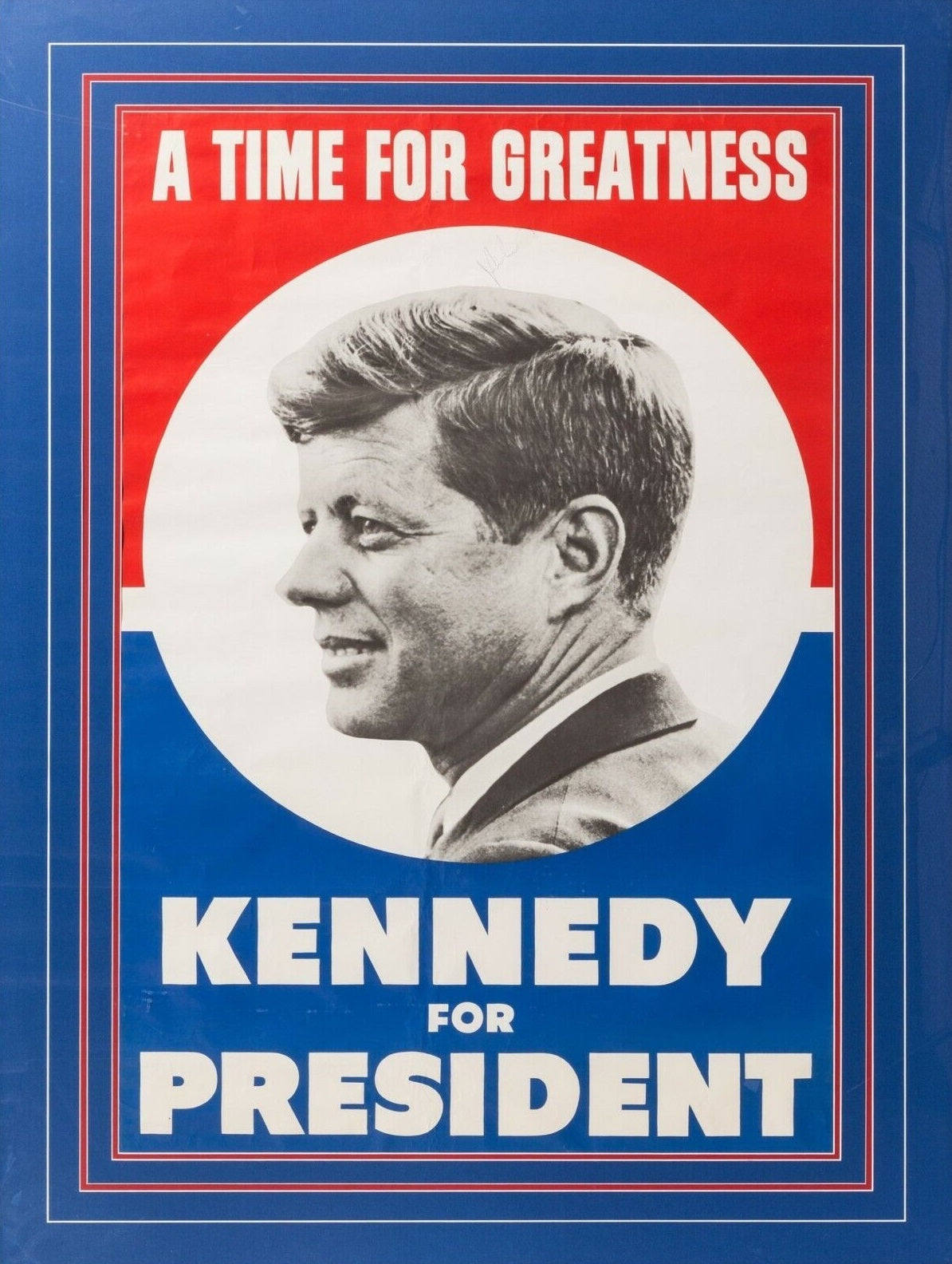 John F Kennedy Campaign Ad Jfk Glossy Poster Picture Photo Print Banner Booma Prints