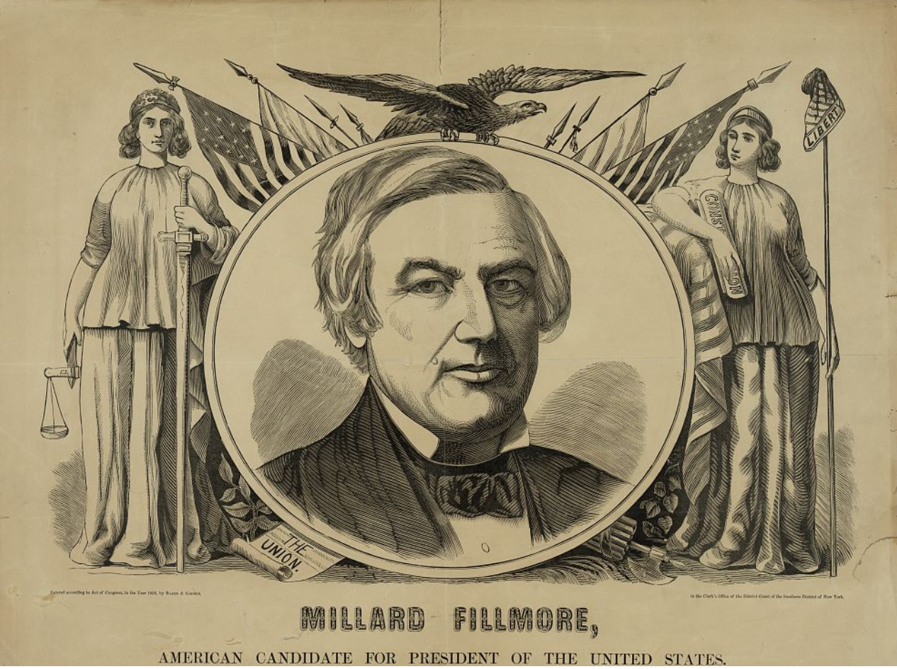 Millard Fillmore Campaign Ad Glossy Poster Picture Photo Print Banner Booma Prints