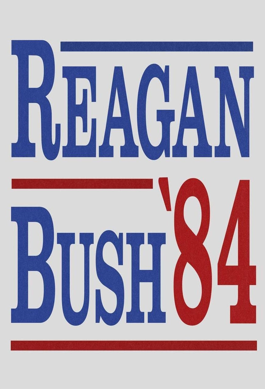 Ronald Reagan Bush Campaign 1984 Glossy Poster Picture Photo Print Banner Booma Prints