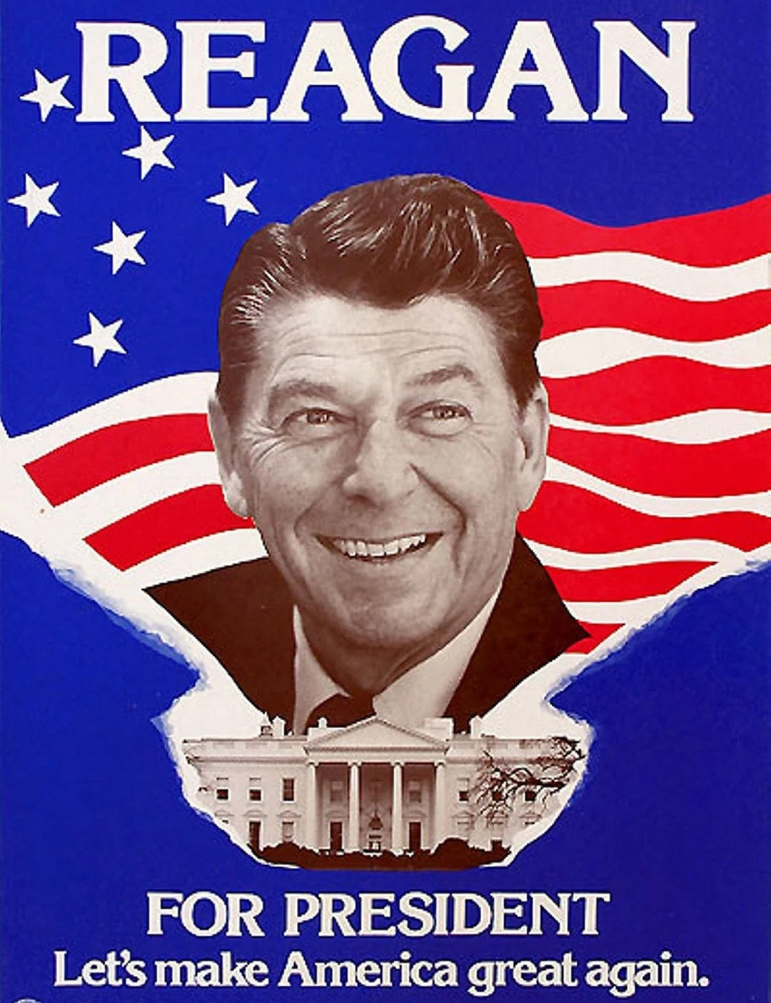 Ronald Reagan Campaign Ad Maga Glossy Poster Picture Photo Print Banner Booma Prints