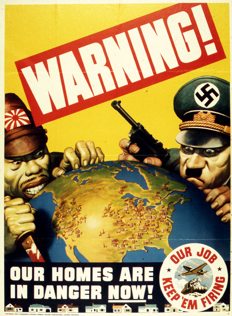 Our Homes Are In Danger Ww2 Glossy Poster Picture Photo Print Banner Booma Prints