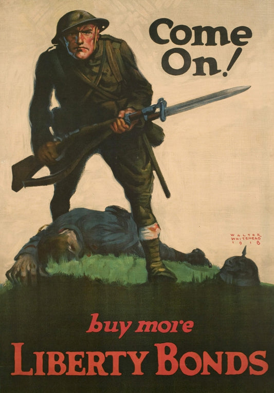 Liberty Bonds War Propaganda Glossy Poster Picture Photo Print Banner Booma Prints