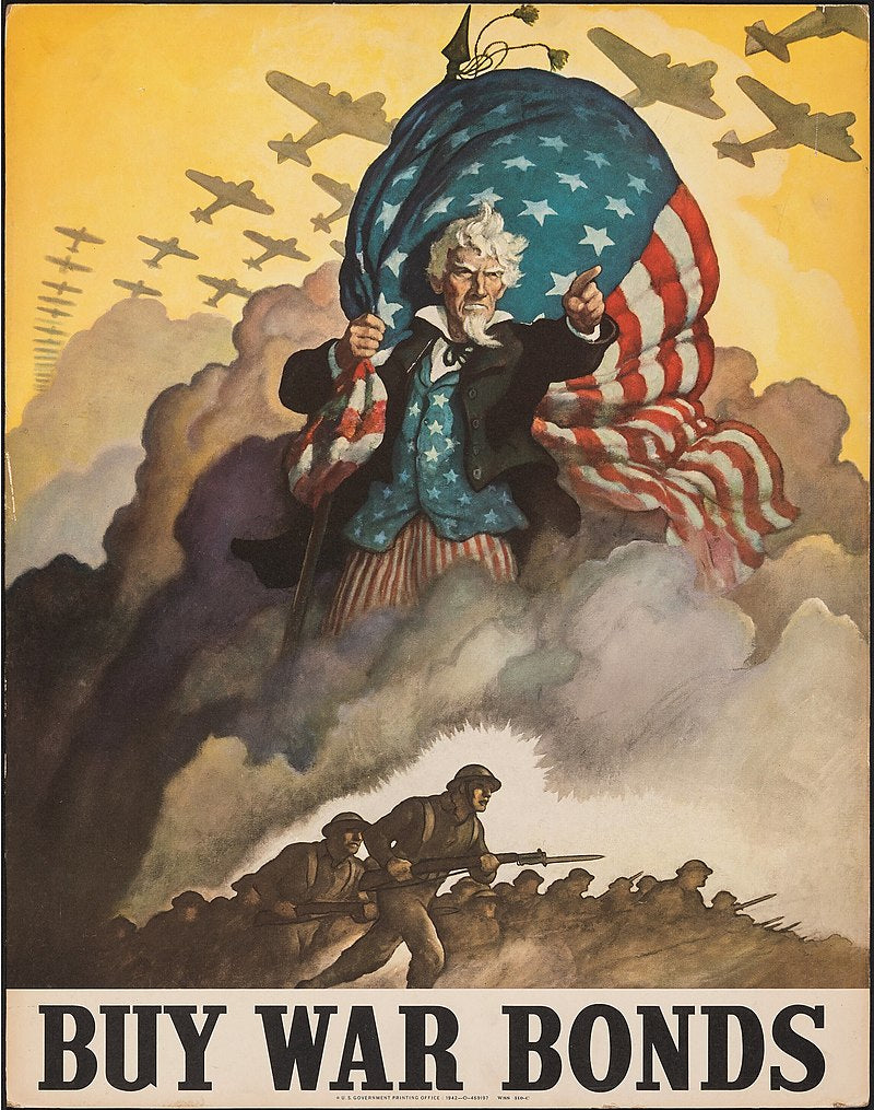 Buy War Bonds Ww2 Propaganda Glossy Poster Picture Photo Print Banner Booma Prints