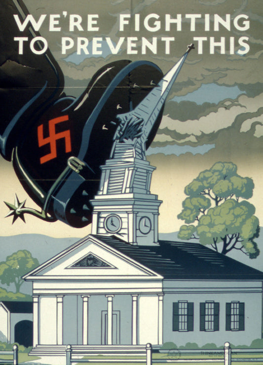 Fighting To Prevent This Ww2 Ad Glossy Poster Picture Photo Print Banner Booma Prints