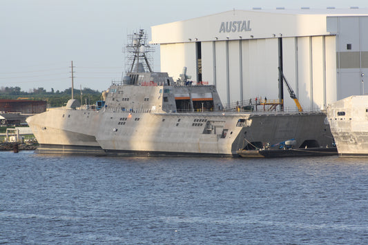 Uss Coronado Lcs-4 Comabt Ship Glossy Poster Picture Photo Print Banner Booma Prints