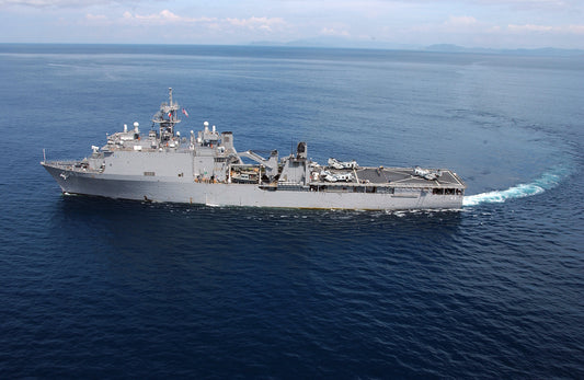 Uss Fort Mchenry Landing Ship Glossy Poster Picture Photo Print Banner Booma Prints
