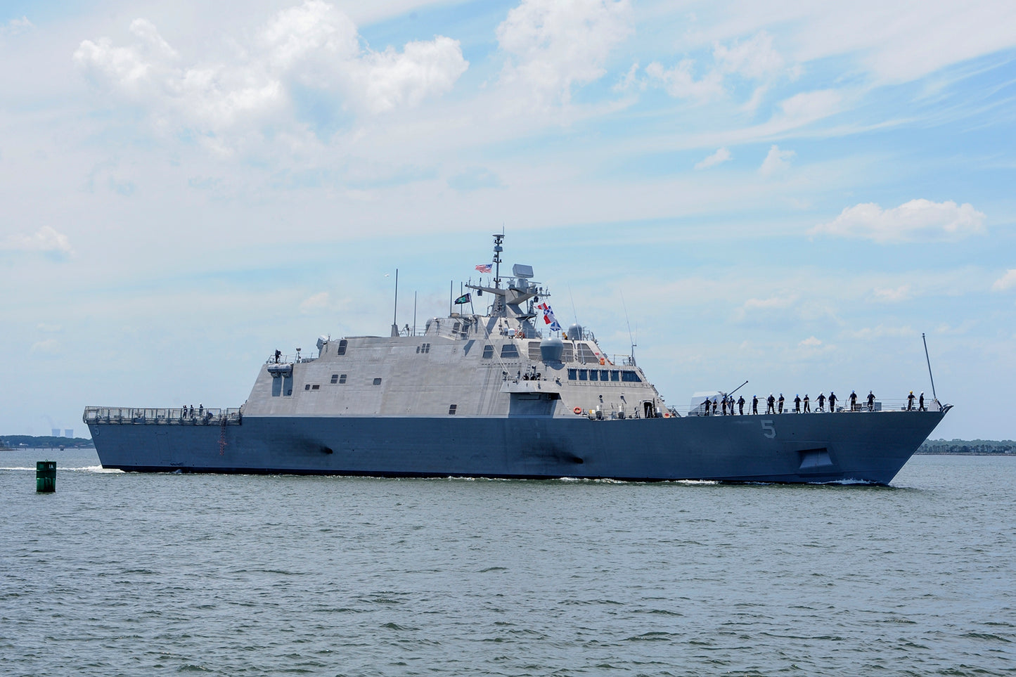 Uss Milwaukee Lcs-5 Freedom Ship Glossy Poster Picture Photo Print Banner Booma Prints