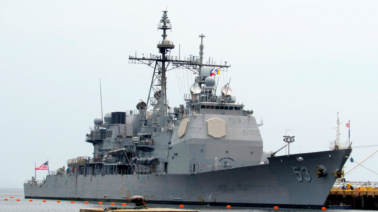 Uss Mobile Bay Ticonderoga Ship Glossy Poster Picture Photo Print Banner Booma Prints