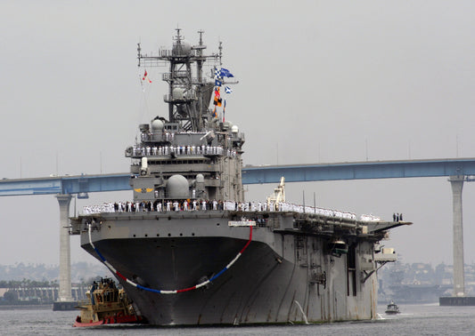 Uss Peleliu Tarawa Navy Ship Glossy Poster Picture Photo Print Banner Booma Prints