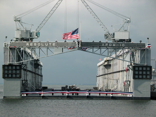 Uss Resolute Afdm-10 Navy Ship Glossy Poster Picture Photo Print Banner Booma Prints