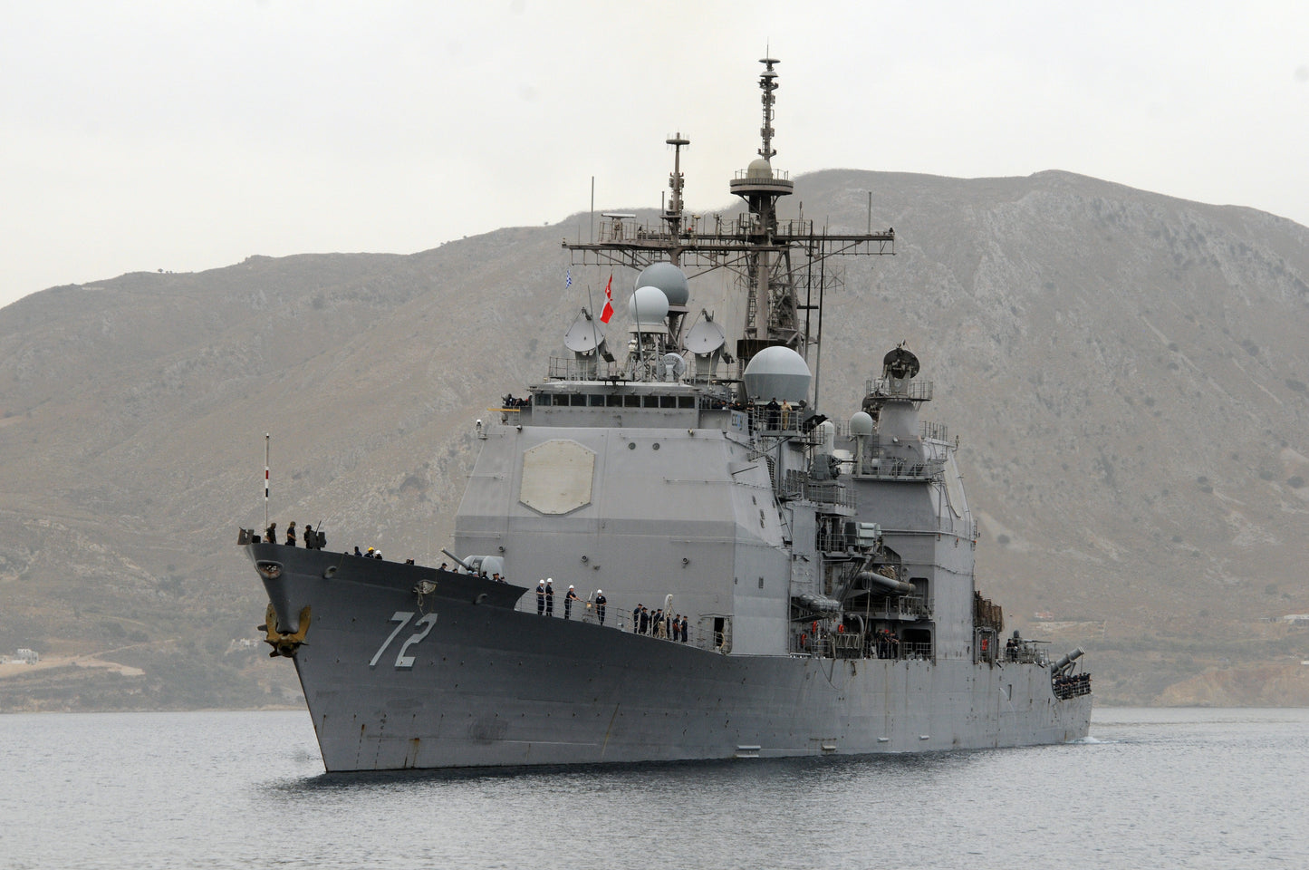 Uss Vella Gulf Cg-72 Navy Ship Glossy Poster Picture Photo Print Banner Booma Prints