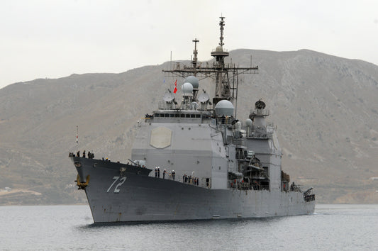 Uss Vella Gulf Cg-72 Navy Ship Glossy Poster Picture Photo Print Banner Booma Prints