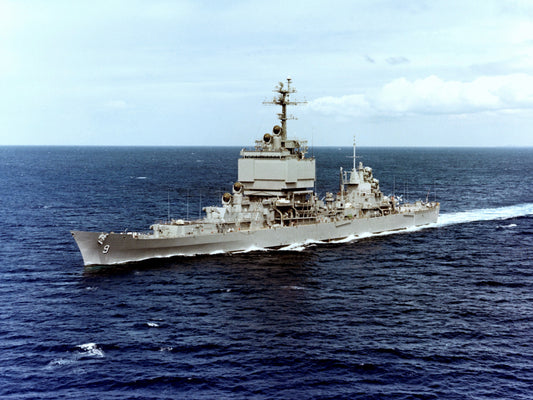 Uss Long Beach Missile Cruiser Glossy Poster Picture Photo Print Banner Booma Prints
