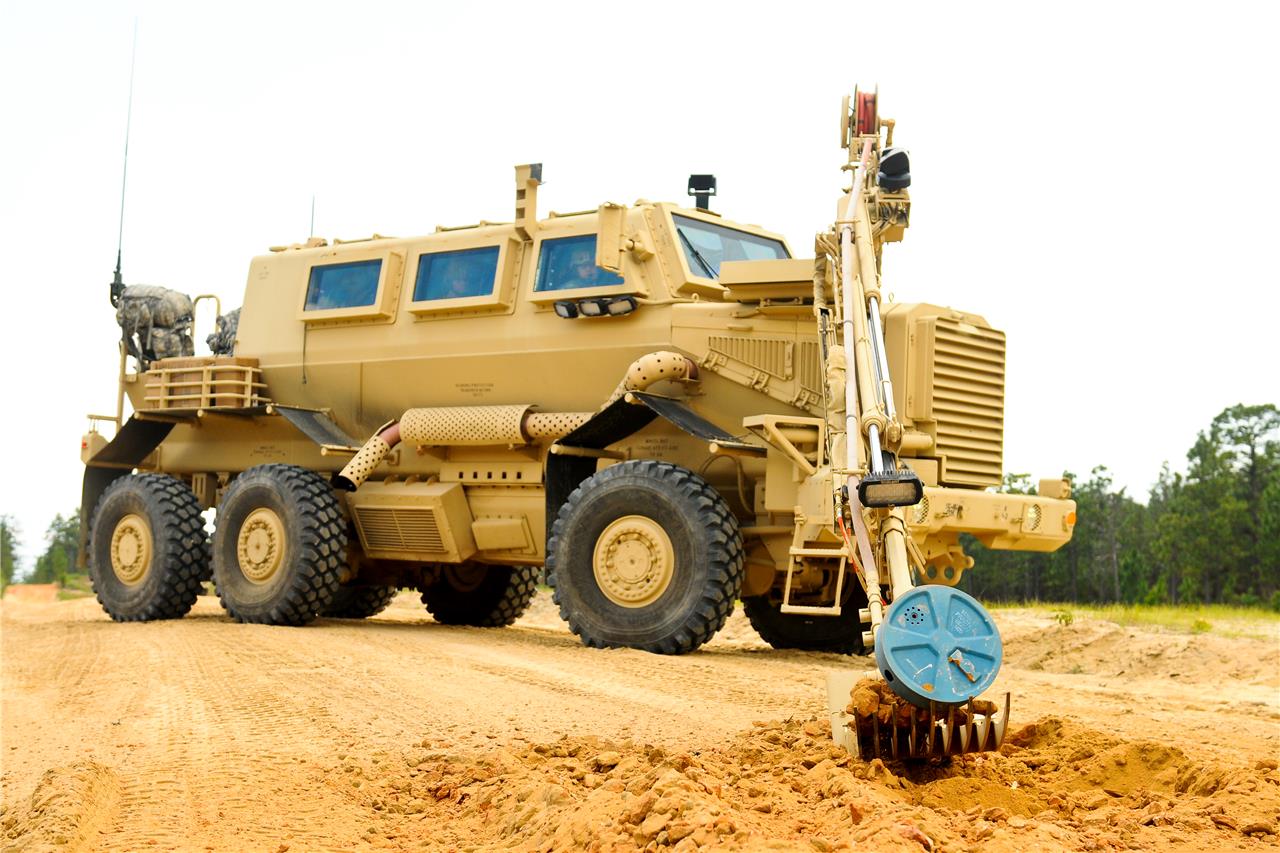 Buffalo Mine Protected Vehicle Glossy Poster Picture Photo Print Banner Booma Prints