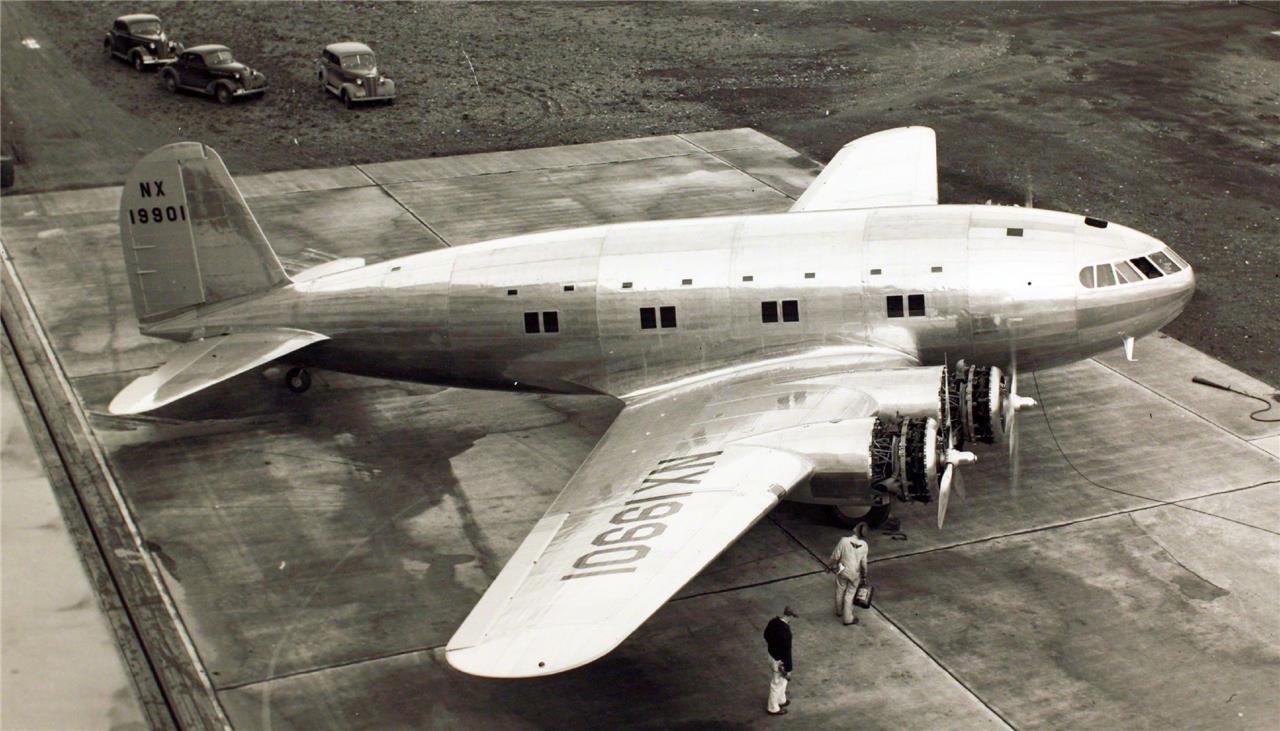 Boeing Model 307 Stratoliner Glossy Poster Picture Photo Print Banner Booma Prints