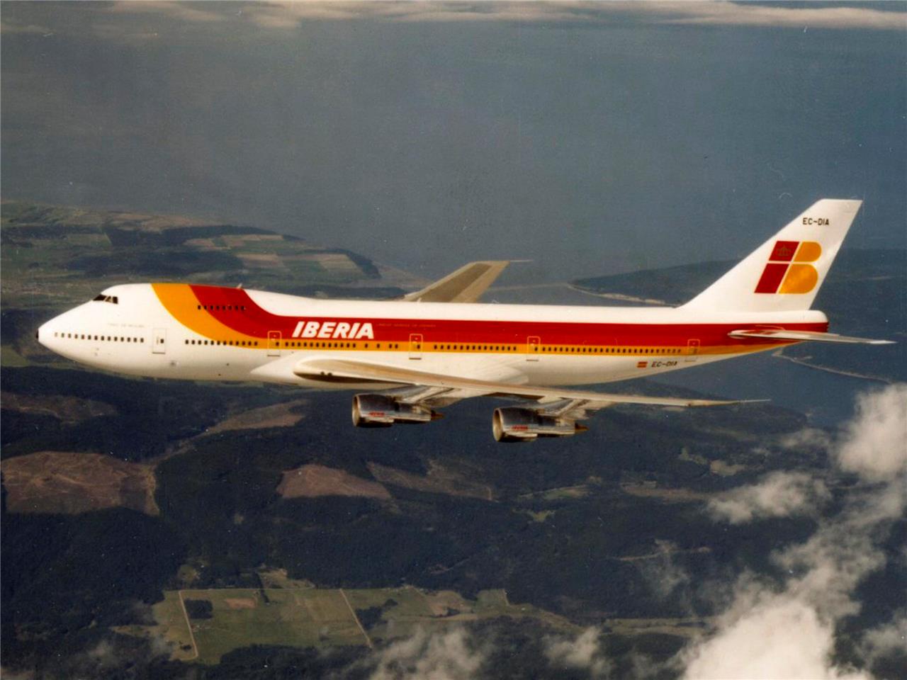 Boeing Model 747 Aircraft Glossy Poster Picture Photo Print Banner Booma Prints