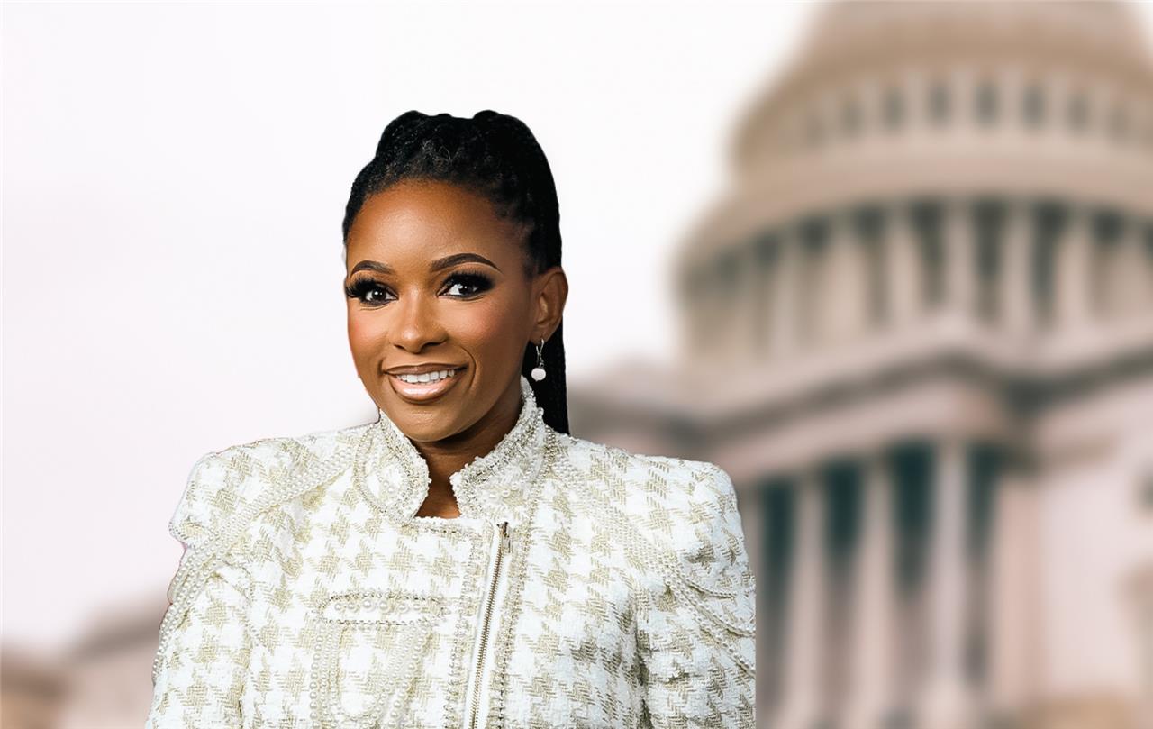 Jasmine Crockett Texas Us Congress Glossy Poster Picture Photo Print Banner Booma Prints