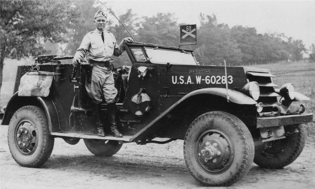 American M2 Armored Scout Car Glossy Poster Picture Photo Print Banner Booma Prints