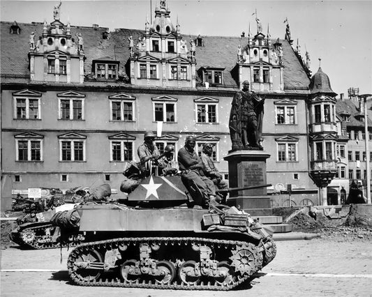 American Black Troops M3 Tank Ww2 Glossy Poster Picture Photo Print Banner Booma Prints