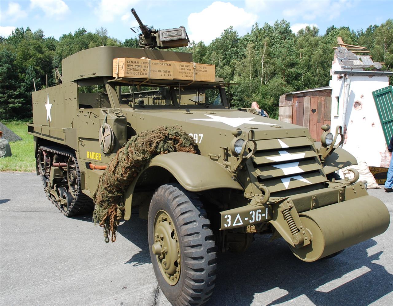 M3 Half Track Us Armored Car Glossy Poster Picture Photo Print Banner Booma Prints