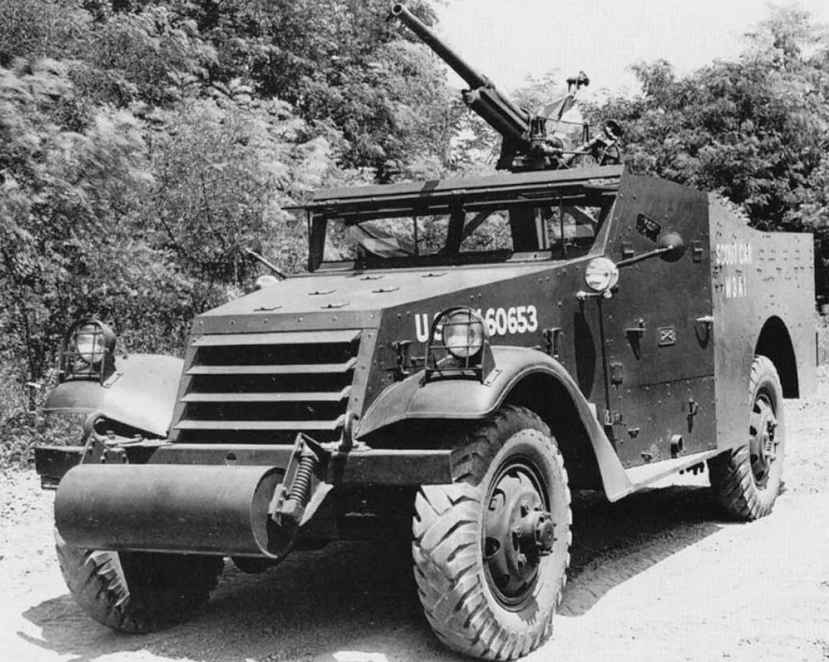 Usa M3 Armored Scout Car Ww2 Wwii Glossy Poster Picture Photo Print Banner Booma Prints