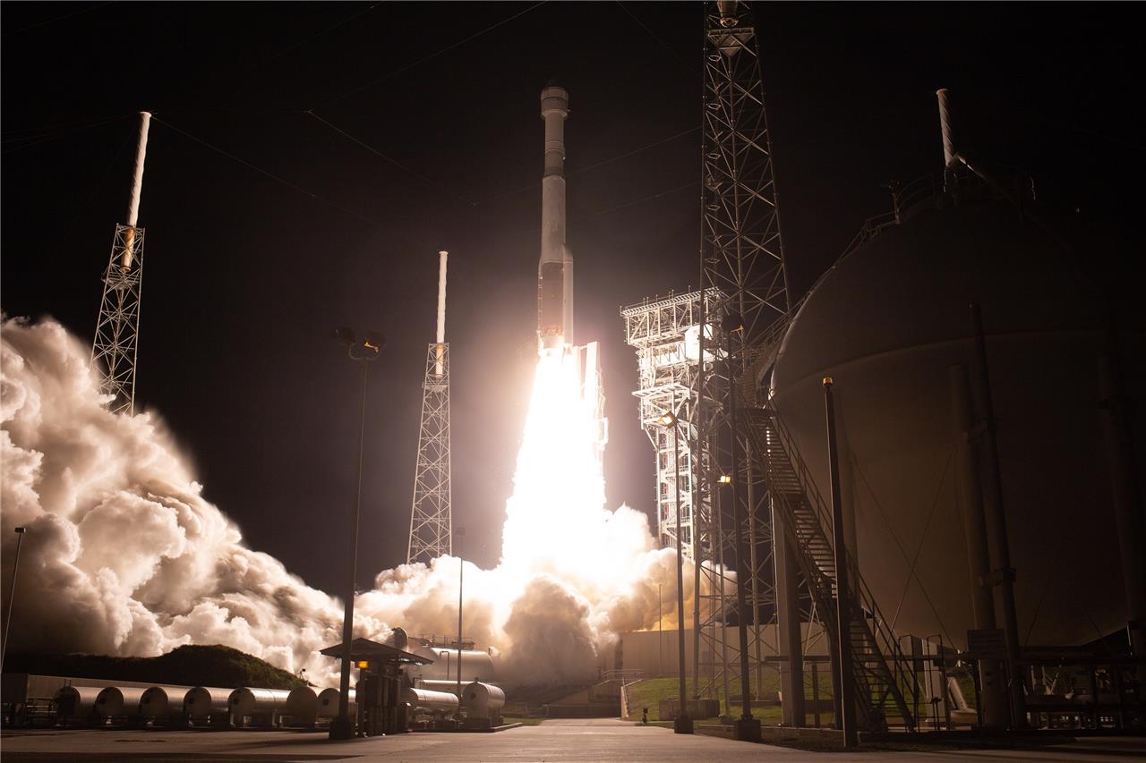 Boeing Orbital Test Launch Glossy Poster Picture Photo Print Banner Booma Prints