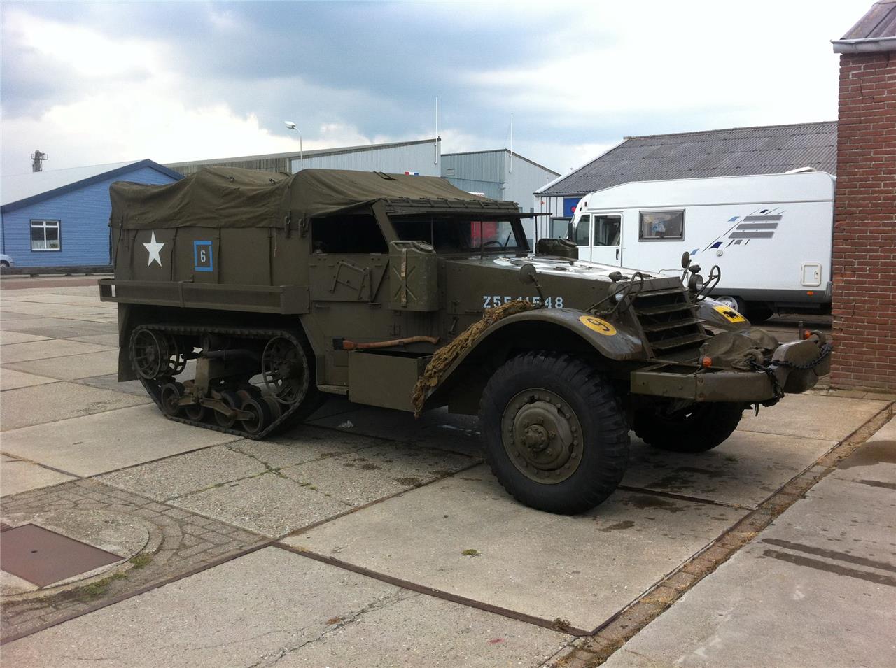 M5 Half Track Personnel Carrier Glossy Poster Picture Photo Print Banner Booma Prints