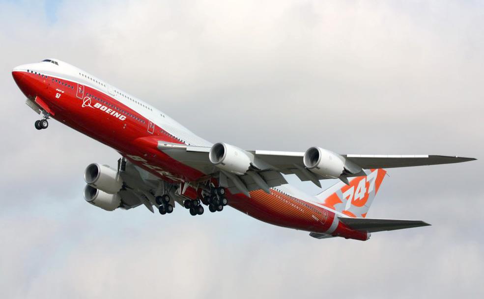 Boeing Plane 747-8 Takeoff Glossy Poster Picture Photo Print Banner Booma Prints