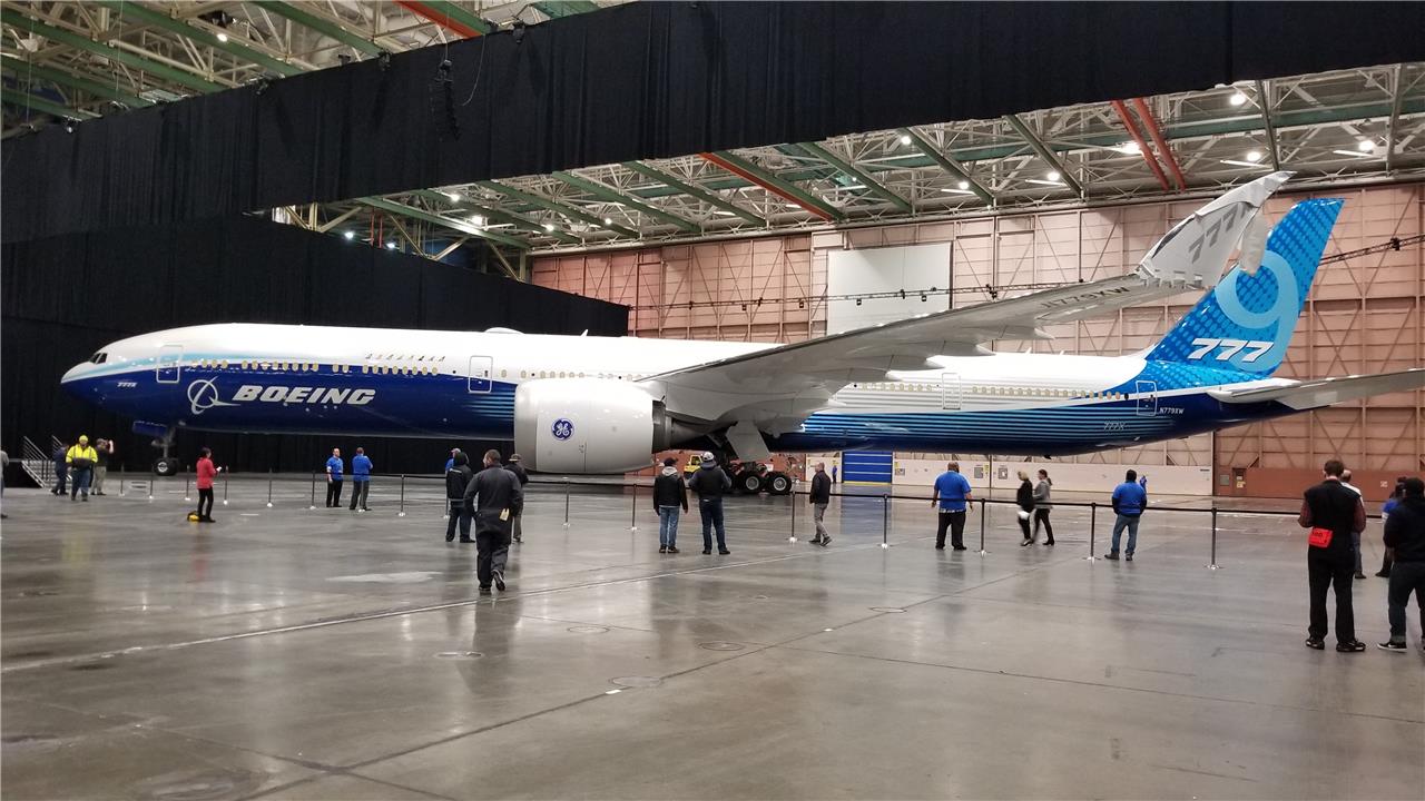 Boeing Plane 777 Rollout 777X Glossy Poster Picture Photo Print Banner Booma Prints