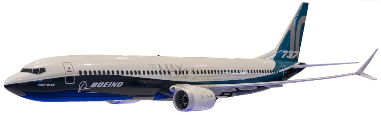 Boeing 737 Max 10 Model Glossy Poster Picture Photo Print Banner Booma Prints