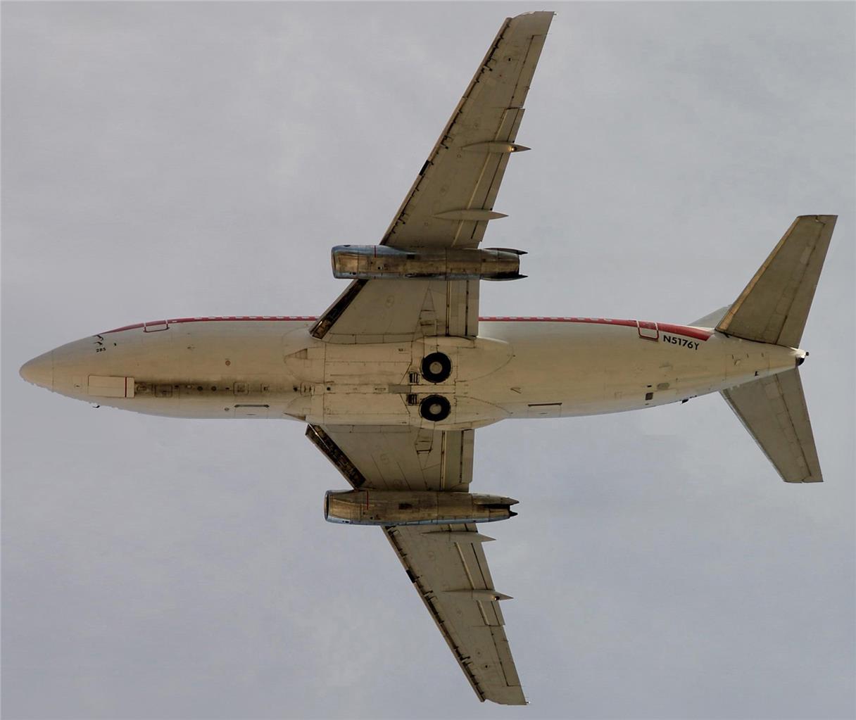 Boeing Plane 737-200 Planform View Glossy Poster Picture Photo Print Banner Booma Prints