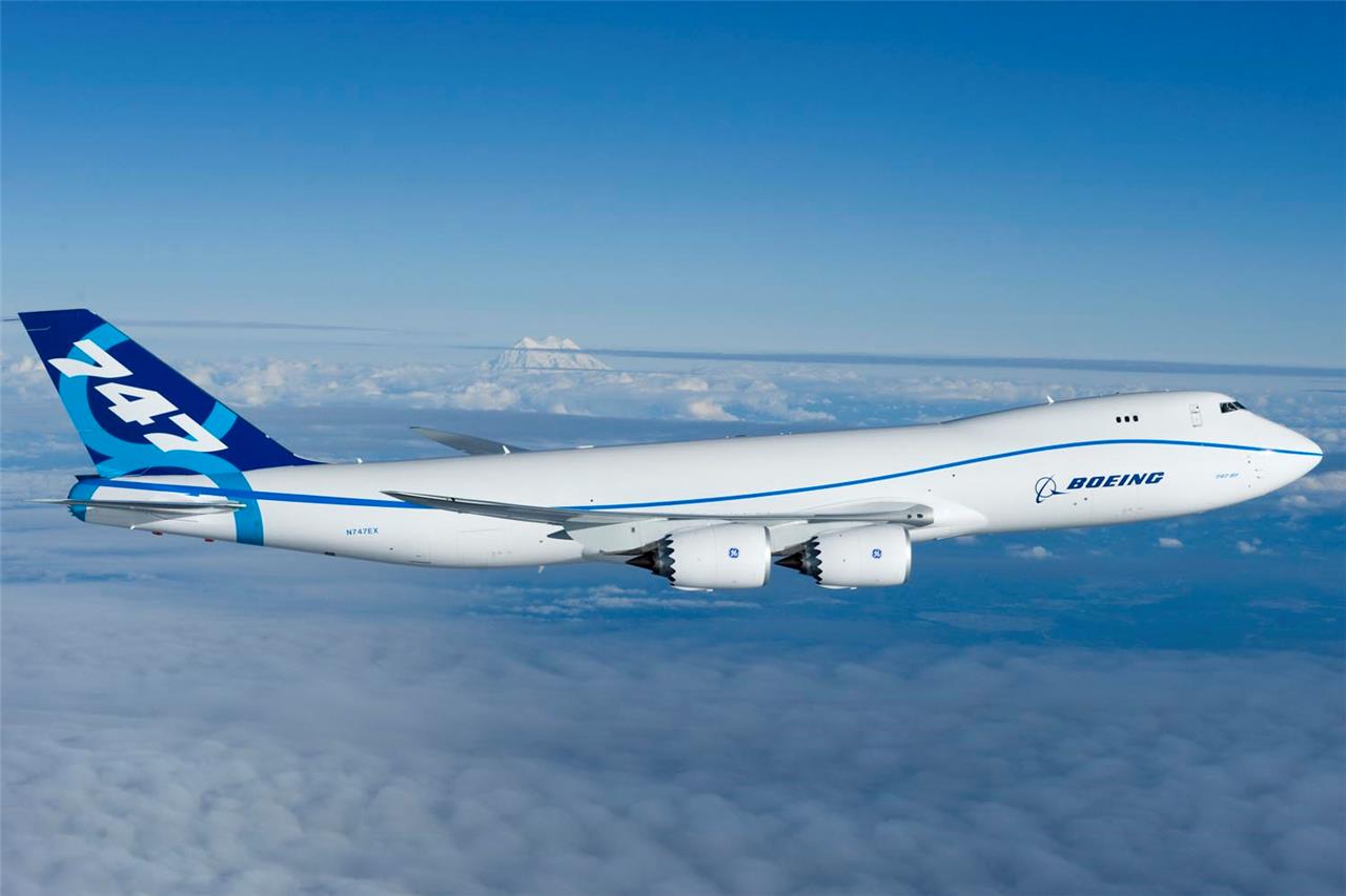 Boeing Plane 747-8 First Flight Glossy Poster Picture Photo Print Banner Booma Prints