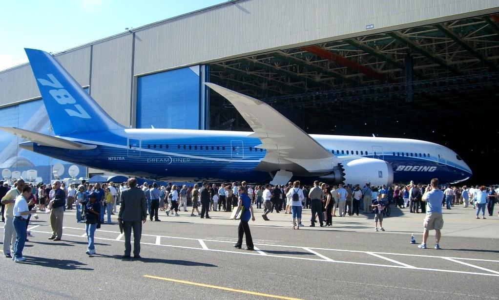 Boeing 787 Dreamliner Rollout Glossy Poster Picture Photo Print Banner Booma Prints
