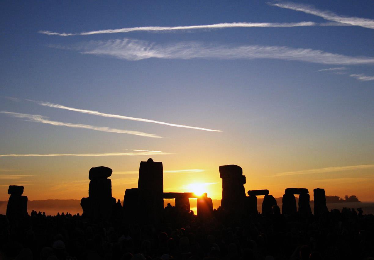 Summer Solstice Stonehenge England Glossy Poster Picture Photo Print Banner Booma Prints