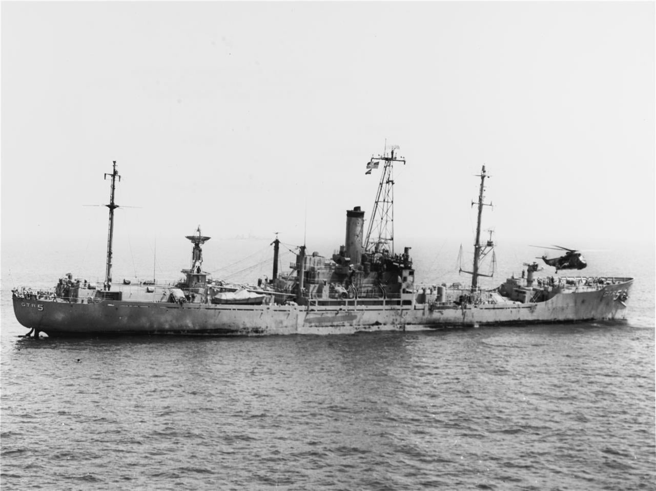 Uss Liberty Damaged From Attack Glossy Poster Picture Photo Print Banner Booma Prints