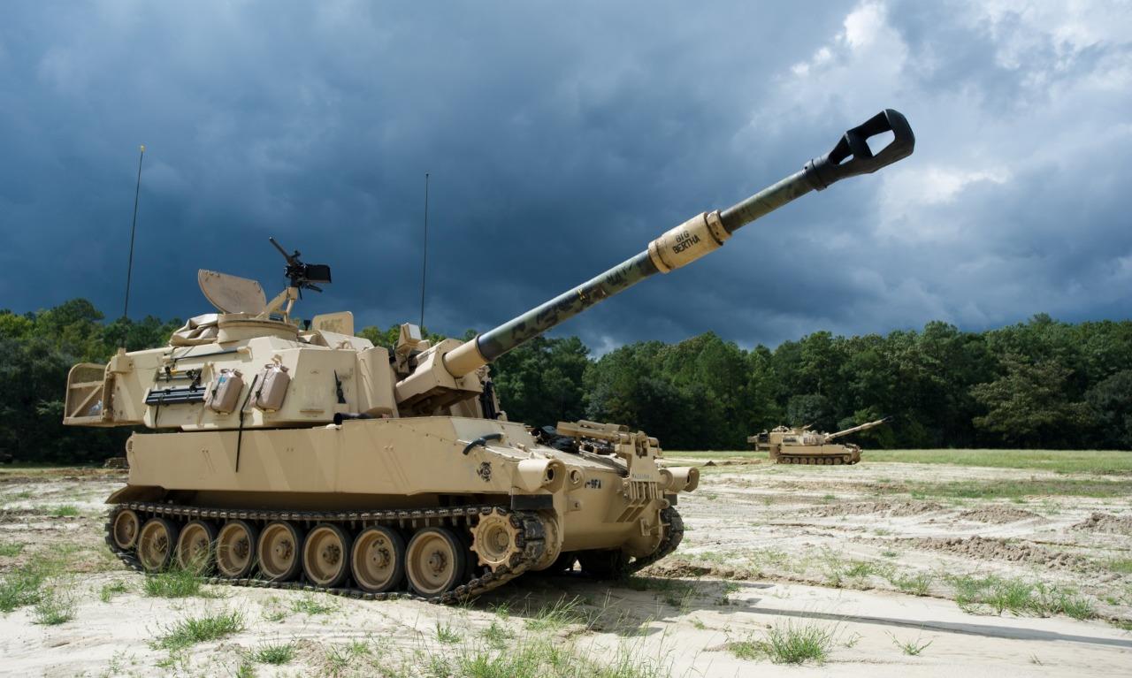 M109 Howitzer Us Army Tank Glossy Poster Picture Photo Print Banner Booma Prints