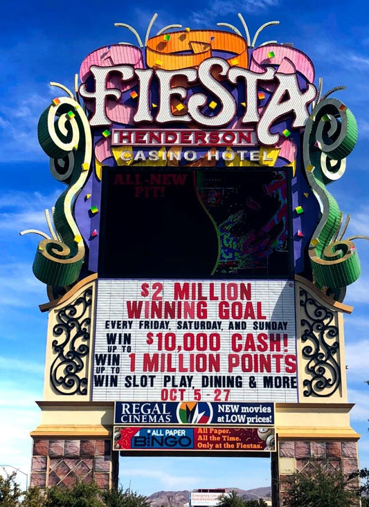 Fiesta Henderson Sign Las Vegas Casino Poster Picture Photo Print Banner Booma Prints