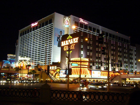 Flamingo Las Vegas Casino Hotel At Night Poster Picture Photo Print Banner Booma Prints