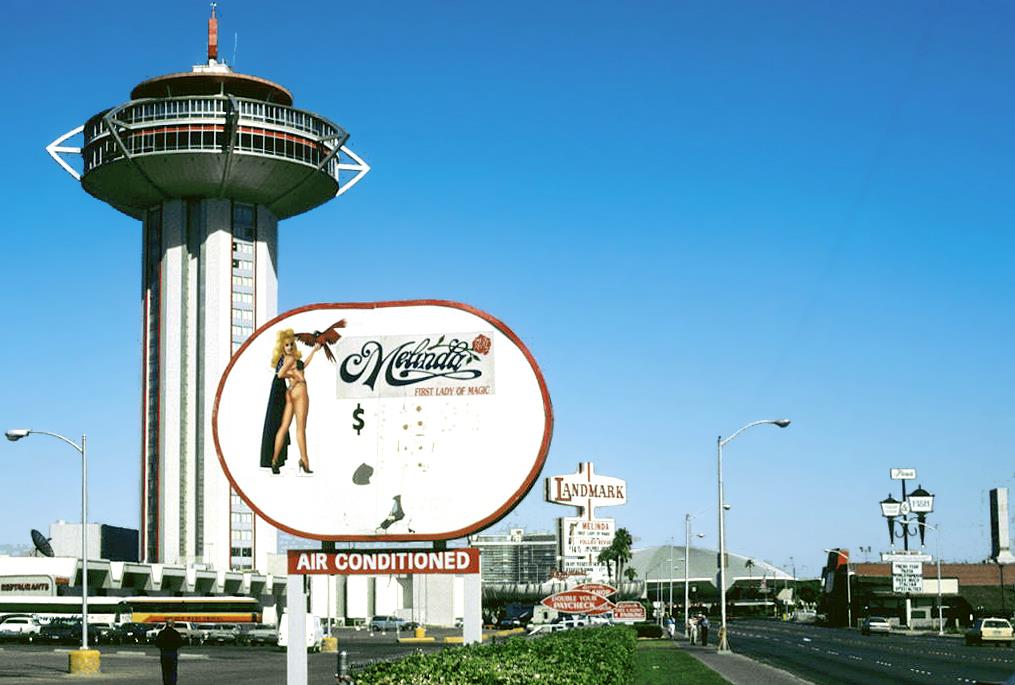 Landmark Las Vegas Hotel & Casino Glossy Poster Picture Photo Print Banner Booma Prints