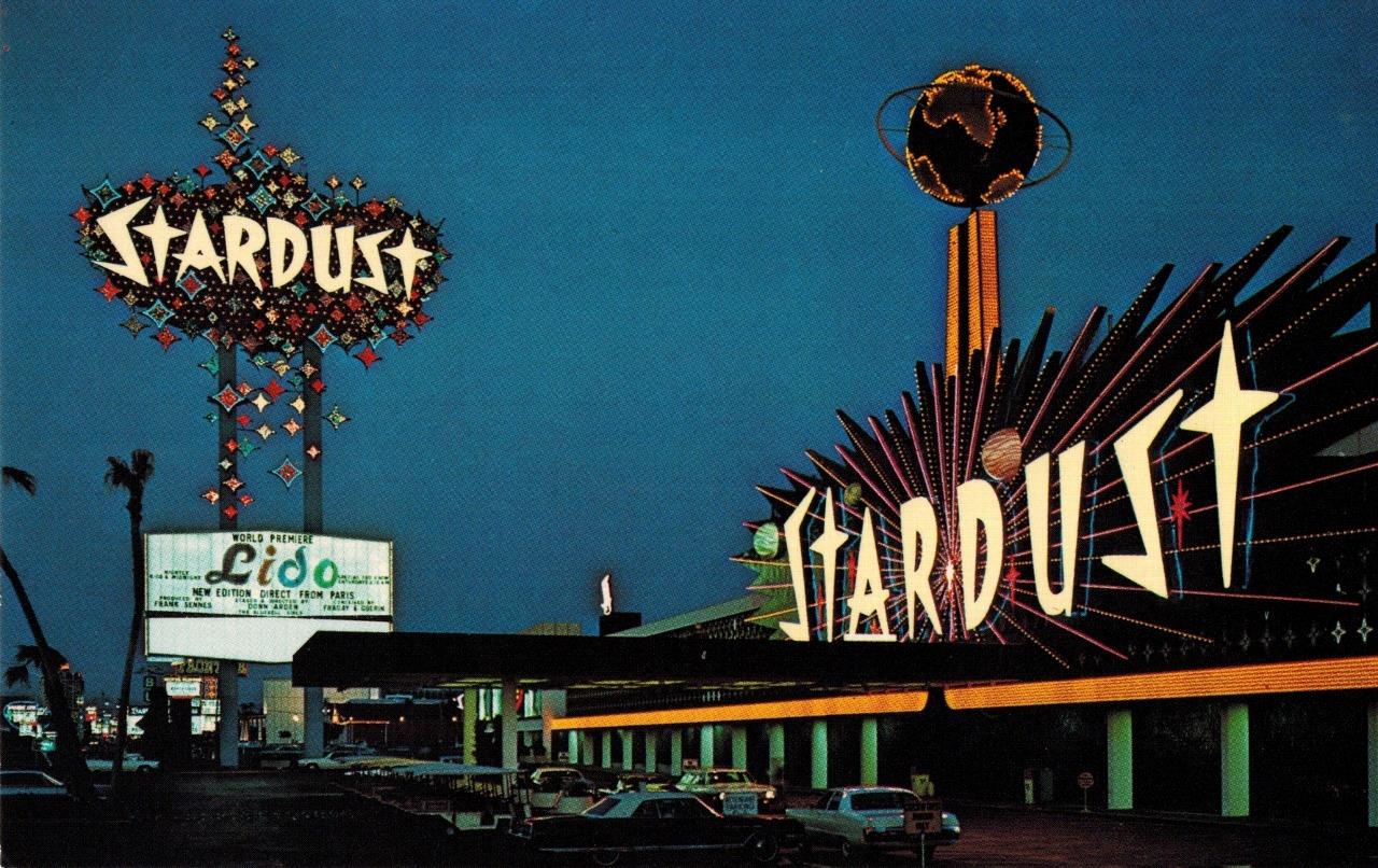Stardust Las Vegas Resort & Casino Glossy Poster Picture Photo Print Banner Booma Prints