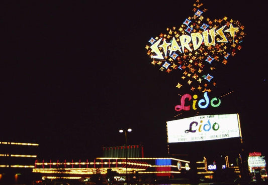 Stardust Las Vegas Sign Hotel Glossy Poster Picture Photo Print Banner Booma Prints