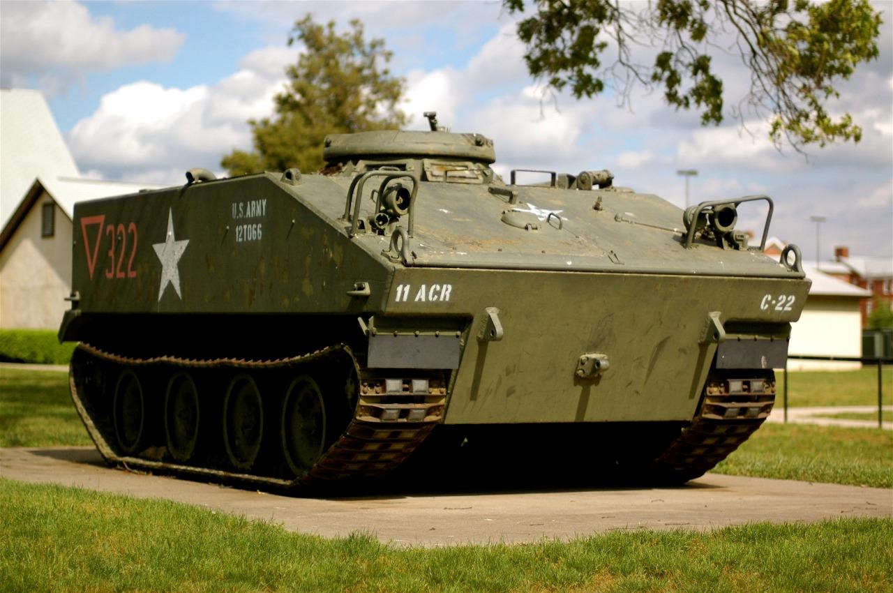 M114 Armored Fighting Tank Glossy Poster Picture Photo Print Banner Booma Prints
