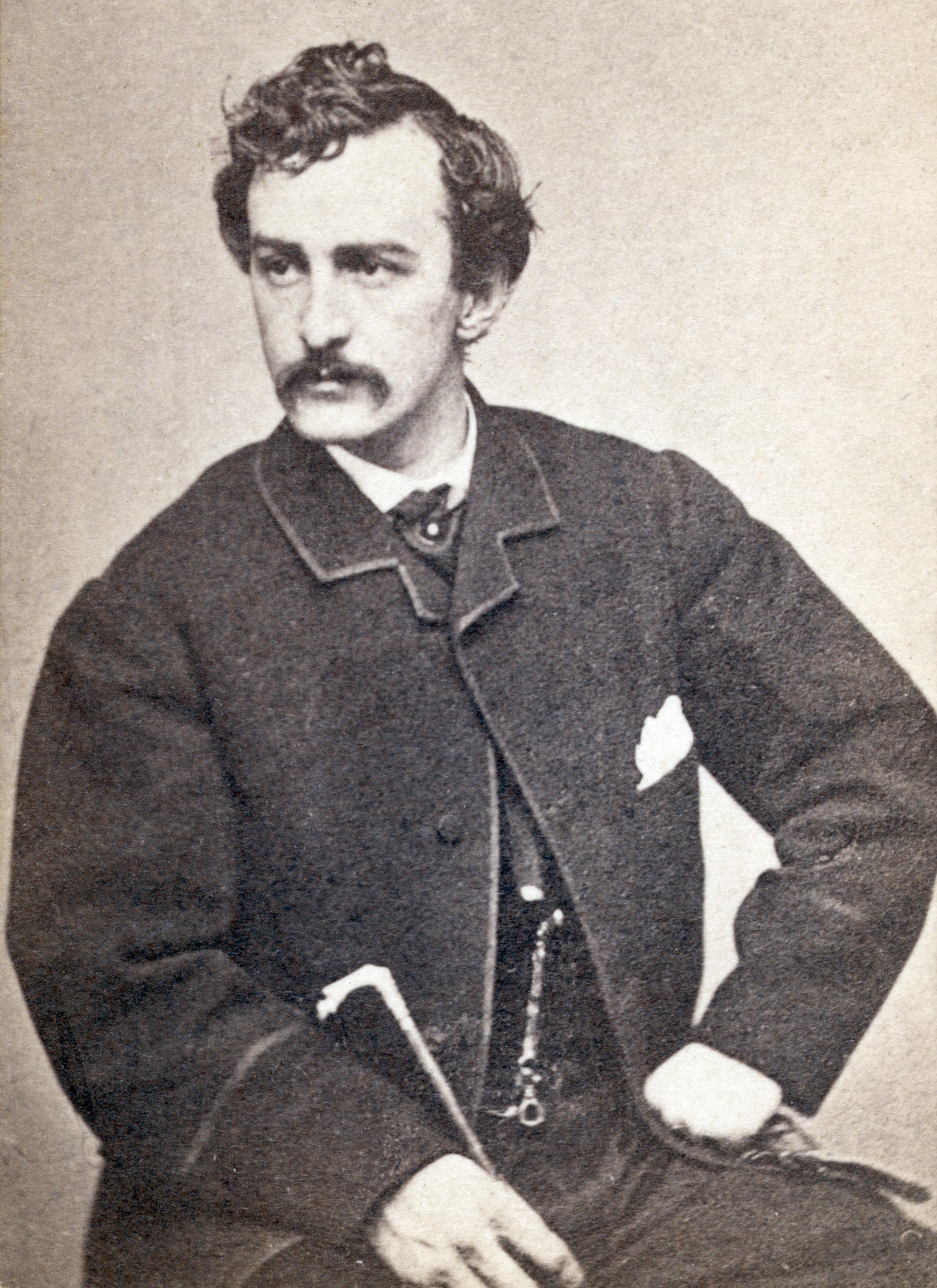 John Wilkes Booth Portrait Glossy Poster Picture Photo Print Banner Booma Prints