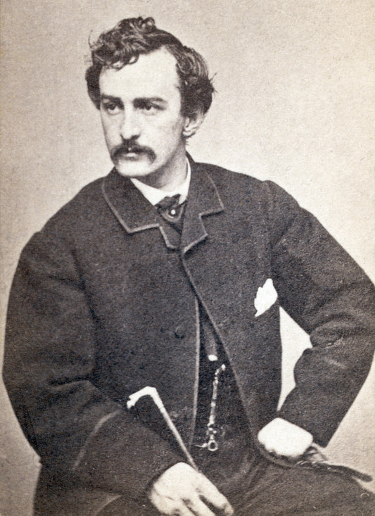 John Wilkes Booth Portrait Glossy Poster Picture Photo Print Banner Booma Prints