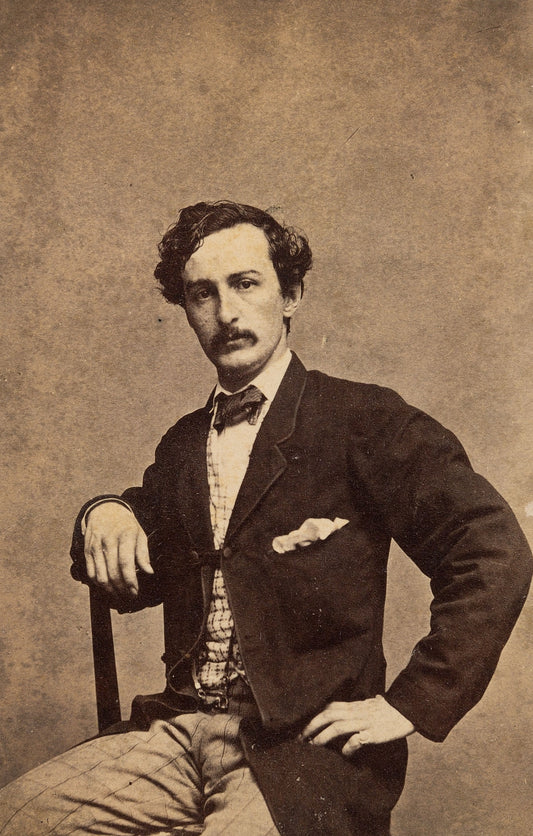 John Wilkes Booth Portrait Us Glossy Poster Picture Photo Print Banner Booma Prints