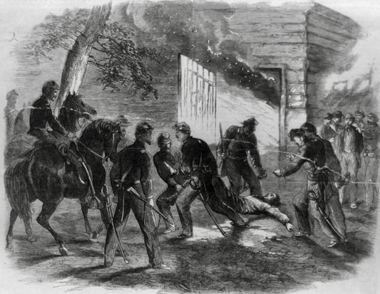 Killing Of John Wilkes Booth Glossy Poster Picture Photo Print Banner Booma Prints