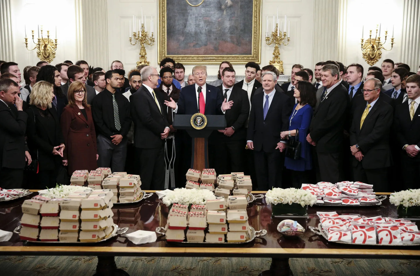 Trump North Dakota Fast Food Glossy Poster Picture Photo Print Banner Booma Prints