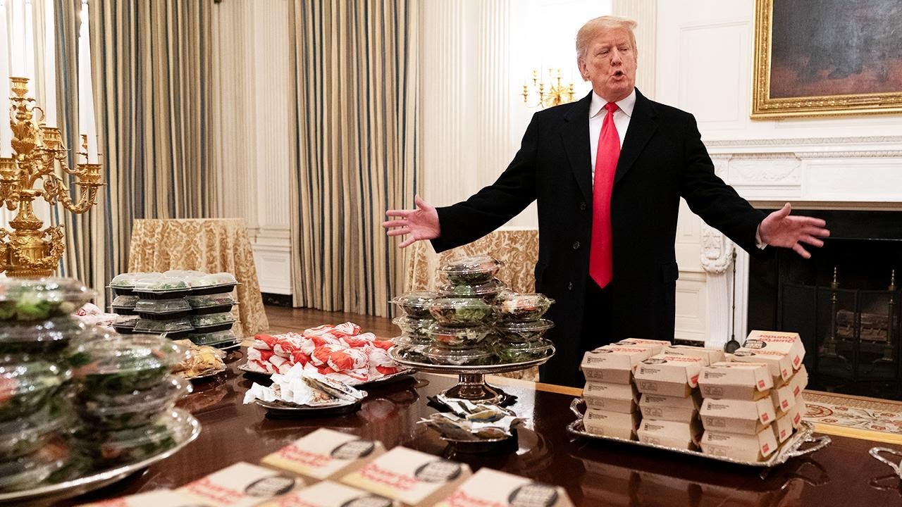 Trump Mcdonalds Buffet Usa Glossy Poster Picture Photo Print Banner Booma Prints