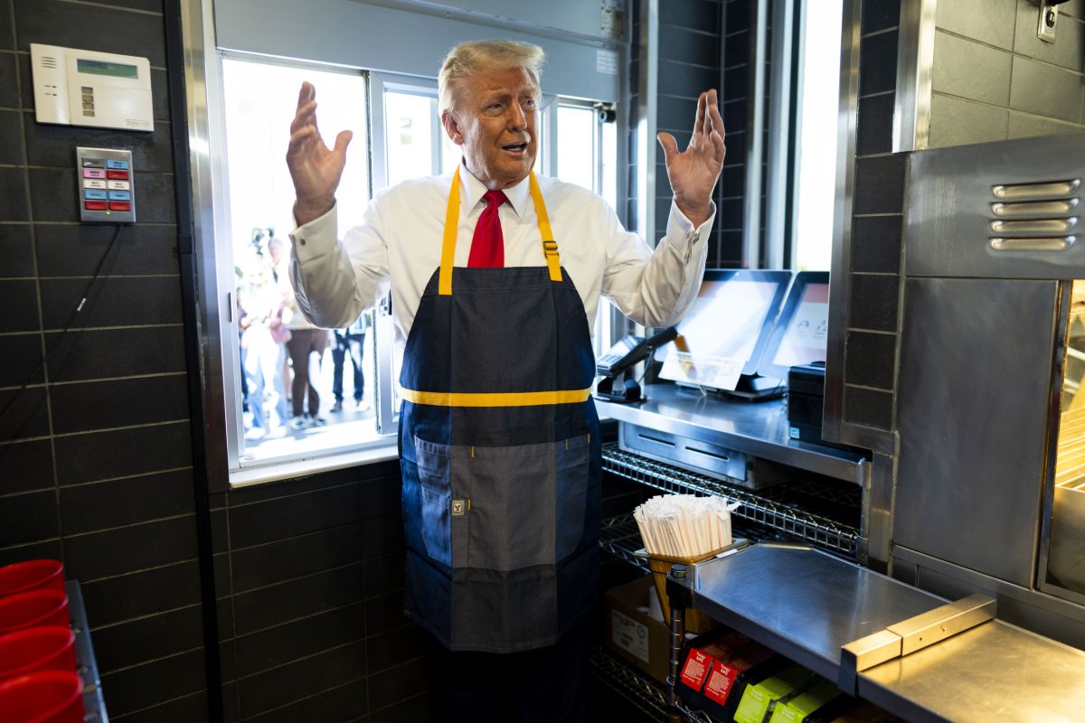 Trump Mcdonalds Hands Up Glossy Poster Picture Photo Print Banner Booma Prints
